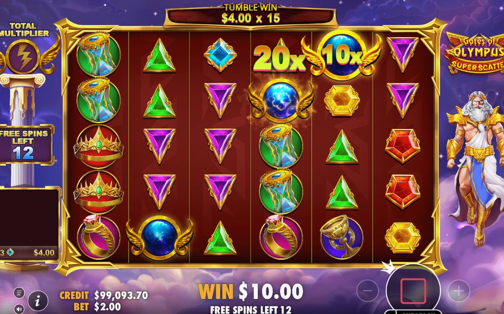 Free Spins mit laufendem Gesamtmultiplikator über alle Gewinne