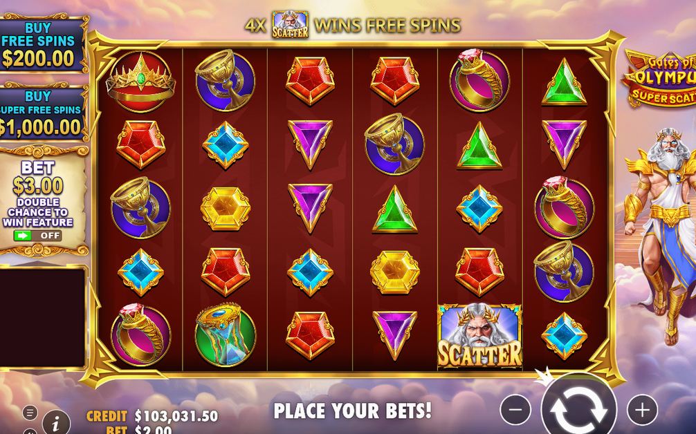 Gates of Olympus Super Scatter